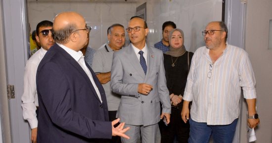 رئيس جامعة أسيوط يتفقد استقبال الطوارئ الجديد بالمستشفى الجامعي