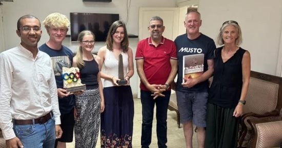 الرئيس التنفيذى للاتحاد الدولى للشراع يقوم بزيارة مصر بصحبة أسرته