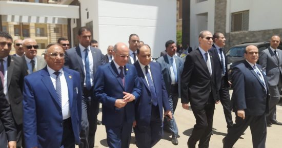 وزير العدل ورؤساء الجهات القضائية يتفقدون شقق القضاة بالعاصمة الإدارية 