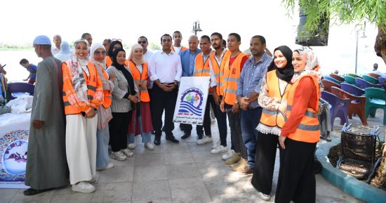 نائب محافظ قنا يشهد انطلاق فعاليات حملة تطهير نهر النيل