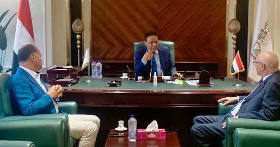 رئيس "الأعلى للإعلام" يستقبل أمين مساعد جامعة الدول العربية بالعاصمة الإدارية