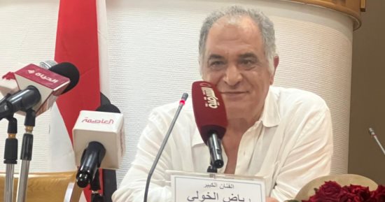 رياض الخولي فى ندوته بمهرجان المسرح المصري:أنا إنسان بسيط محب للحياة والفن