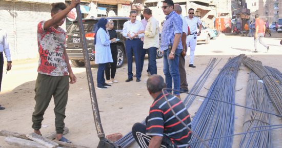 محافظ الغربية يتفقد مشروعات الرصف والتطوير بالمحلة