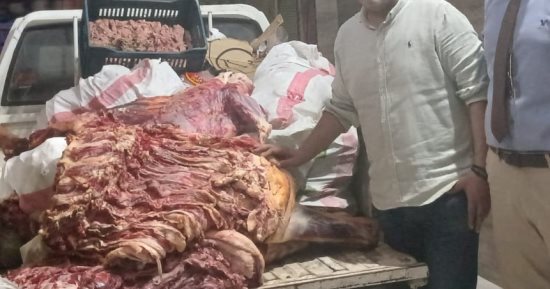 المجازر بالمنوفية تواجه المخالفين بحملات مكبرة 
