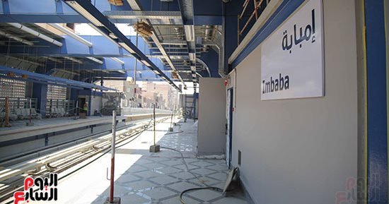 المترو دخل إمبابة.. جولة بالمحطة الجديدة فى أكثر المناطق كثافة بالجيزة.. تضم 10 سلالم كهربائية و5 مصاعد.. تخدم سكان شارع المطار وعزبة الصعايدة.. ونفذت بخامات مصرية بنسبة 80%.. صور 