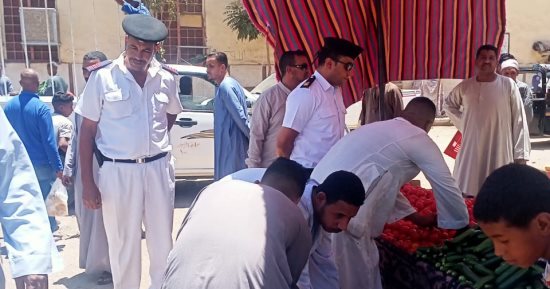تحرير 50 محضرا ومخالفة متنوعة فى حملات مرافق بشوارع مدينة أرمنت.. صور