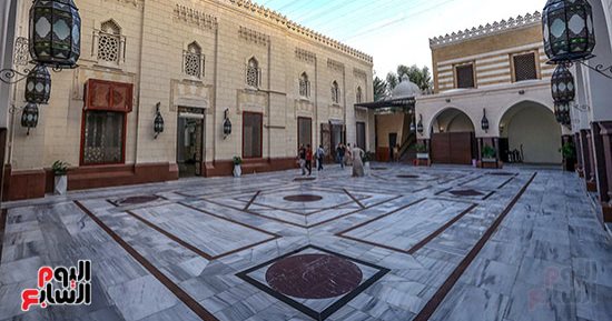شاهد أحدث صور من أعمال تطوير مسجد السيدة نفيسة