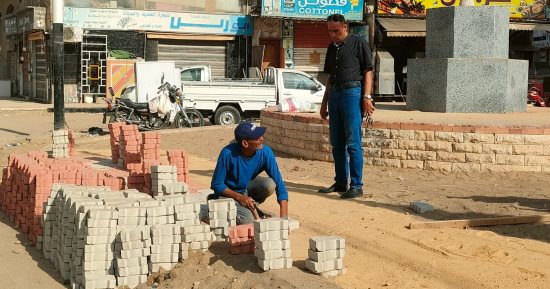حملات نظافة وتطوير ميادين ورصف بالإنترلوك بمدن ومراكز كفر الشيخ.. صور
