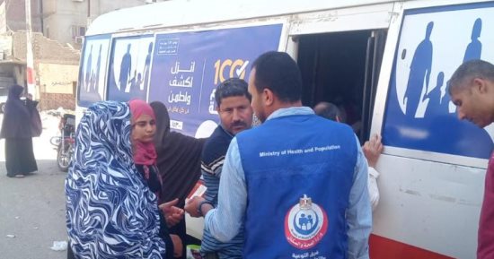 الكشف على 445 ألفا 313 مواطنا بالشرقية ضمن مبادرة الرئاسية 100 يوم صحة