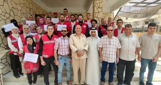 الهلال الأحمر يحتفل بمائة يوم من العطاء على أرض شمال سيناء.. صور