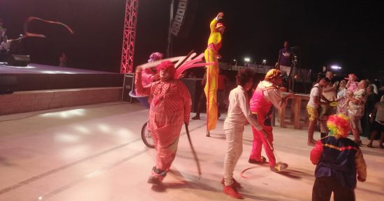 عروض للسيرك القومى على مسرح الشارع بمهرجان العلمين