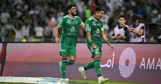 5 أرقام تخلد هاتريك فيرمينو مع أهلي جدة فى افتتاحية الدوري السعودي