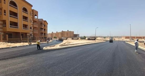 مسئولو وزارة الإسكان يتفقدون أعمال التطوير بالمناطق المختلفة بمدينة العبور