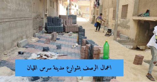 محافظ المنوفية يتابع أعمال الرصف والتطوير بنطاق المراكز والمدن