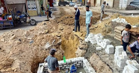 إحلال وتجديد شبكة مياه الشرب بشارع 20 العامرية بالإسكندرية