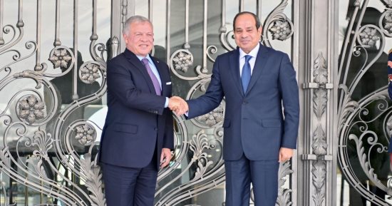 الرئيس السيسى وعاهل الأردن يعقدان جلسة مباحثات بمدينة العلمين.. صور 