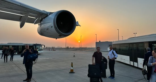 "صعوبات ميكانيكية" تجبر طائرة وزيرة خارجية ألمانيا على الهبوط فى أبو ظبى