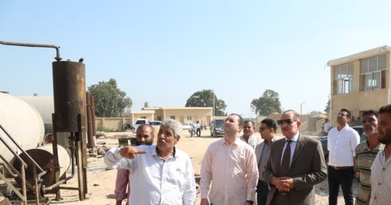 محافظ كفر الشيخ يتفقد موقع محطة الرصف الجديدة المطورة لإنتاج خلطة أسفلتية.. صور