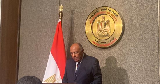 سامح شكري: اتفاق في اجتماع القاهرة حول الأوضاع الإنسانية فى سوريا