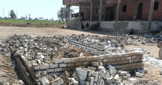 رفع 257 طن قمامة وأتربة فى حملة نظافة مكبرة بمركز سنورس