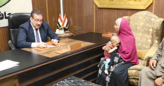 محافظ المنوفية يوجه بسرعة إنهاء مشروع الصرف الصحى لقرية الحلامشة
