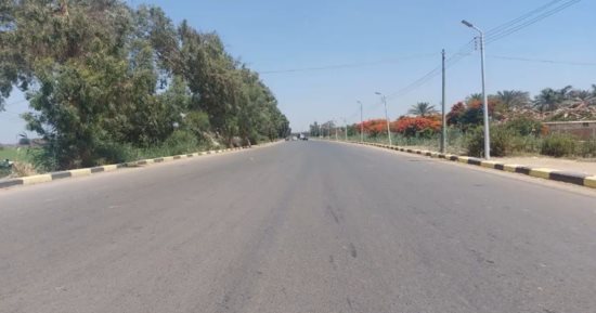 رحلة طريق البراجيل بأوسيم قبل وبعد تطويره بطول 6 كم.. صور