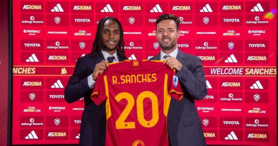 روما الإيطالي يضم ثنائى باريس سان جيرمان سانشيز وبيريدس رسميا