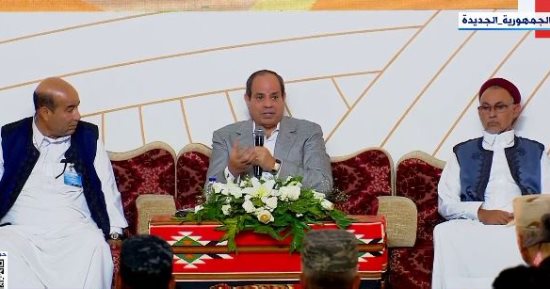 الرئيس السيسي: مشروعات التطوير فى مطروح مجرد خطوة على طريق التنمية