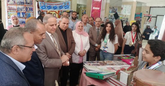 وكيل "تعليم كفر الشيخ" يفتتح معرض ختام أنشطة التربية الاجتماعية والاتحادات الطلابية