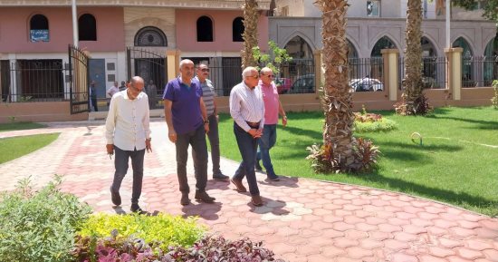 محافظ الجيزة يتفقد أعمال تطوير ميدان الجمهوريات بالدقى