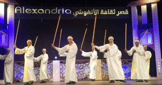 فلكلور المنيا وكفر الشيخ يحيى ليالى "ثقافتنا فى إجازتنا" بالإسكندرية