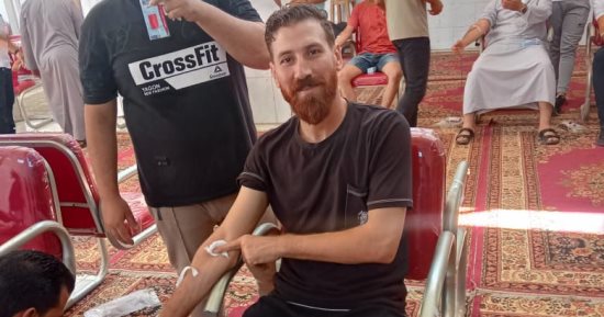 شباب كفر القديم بمركز بلبيس يتبرعون بـ300 كيس دم