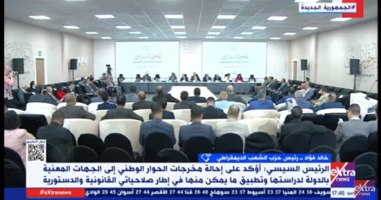 حزب الشعب الديمقراطى: دعوة الرئيس السيسي للحوار الوطني غير مسبوقة