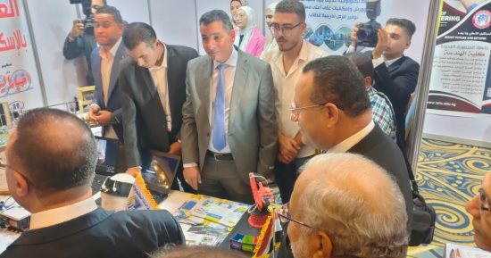 جامعة الدلتا التكنولوجية تشارك بمعرض التعليم الدولى بنسخته الثانية فى الإسكندرية 