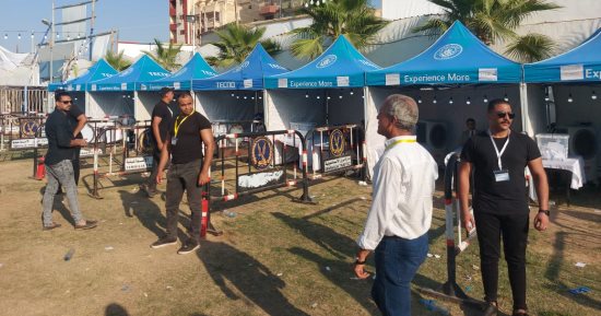 غلق باب التصويت فى انتخابات الإسماعيلى ونقل الصناديق لأماكن الفرز.. صور