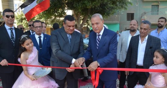 وزير التنمية المحلية ومحافظ القليوبية يفتتحان مشروعات بالقناطر الخيرية وشبرا الخيمة