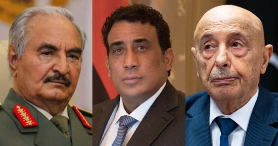 المنفي وصالح وحفتر يتفقون على الملكية الليبية لأى عمل سياسى وحوار وطنى