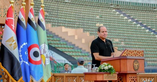 الرئيس السيسى يجرى جولة تفقدية فى الأكاديمية العسكرية المصرية فجر اليوم