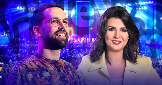 المايسترو أمين بودشار ضيف منى الشاذلى فى مهرجان العلمين.. الليلة