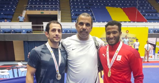 محمد مصطفى يحقق برونزية بطولة رومانيا الدولية للمصارعة