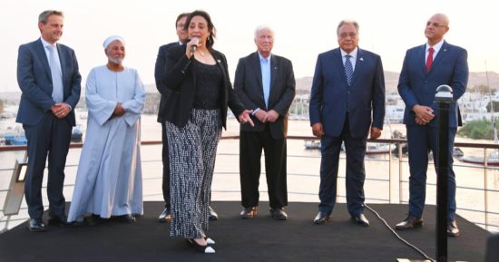نائب وزير السياحة والآثار تشارك فى افتتاح أحد الفنادق العائمة بأسوان