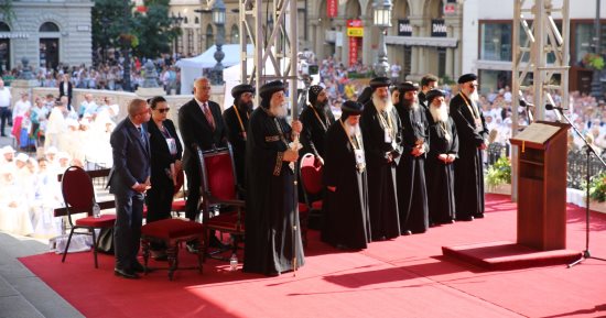 البابا تواضروس يحضر قداس ذكرى القديس شتيڤن فى المجر