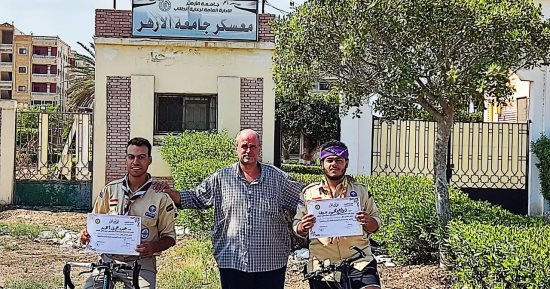الهدف تحدى الأفكار الهدامة.. طلاب ينظمون ماراثون دراجات من القاهرة لجمصة
