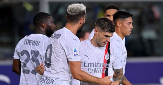 ميلان يفتتح الدورى الإيطالى بثنائية جيرو وبوليسيتش ضد بولونيا.. فيديو