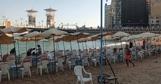 استقرار حالة البحر بالإسكندرية ورفع الرايات الخضراء شرقا