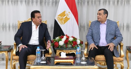 وزيرا الإنتاج الحربى والصحة يبحثان التعاون فى إقامة المستشفيات الميدانية