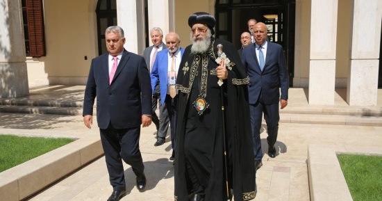 رئيس وزراء المجر يستقبل البابا تواضروس الثانى 