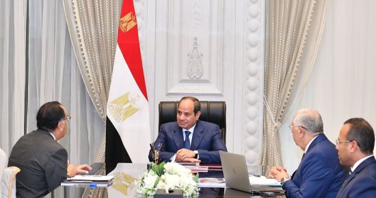 الرئيس السيسى يستعرض المشروعات القومية الزراعية على مستوى الجمهورية