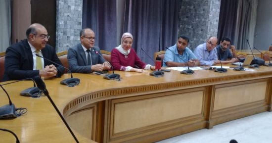 جامعة حلوان تستقبل ممثلى المبادرات الرئاسية لتنظيم أسبوع شباب الجامعات