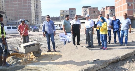 محافظ الغربية يتفقد مشروعات الرصف والتطوير فى طنطا